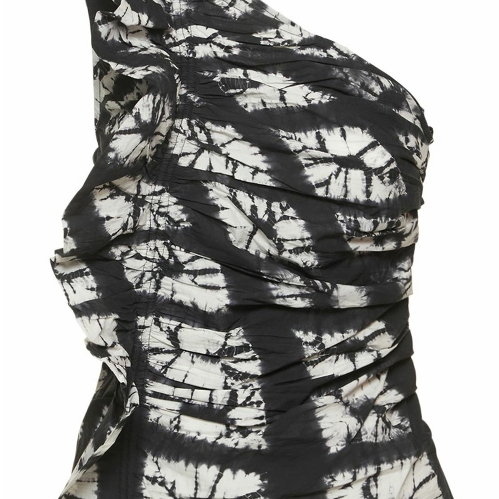Ulla Johnson Monochrome Tie-Dye Top